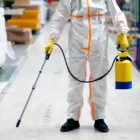 Our specialist factory cleaning team ready for action!
